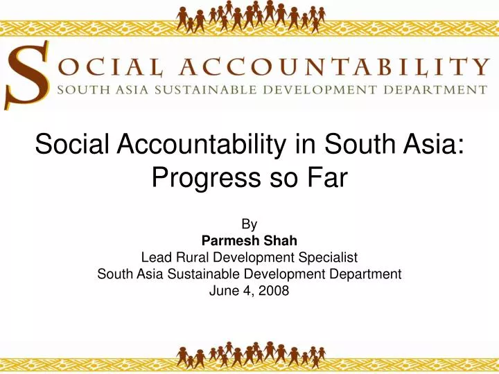 social accountability in south asia progress so far