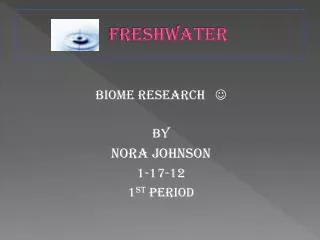freshwater
