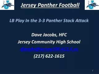 Jersey Panther Football