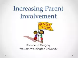 Increasing Parent Involvement