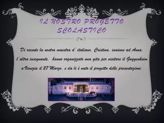 il nostro progetto scolastico