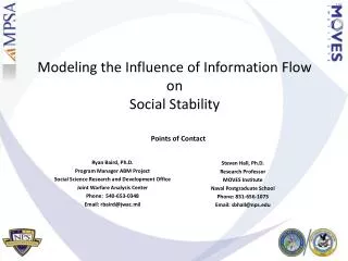 Modeling the Influence of Information Flow on Social Stability