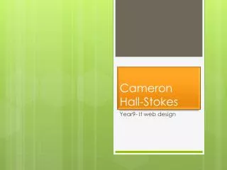 Cameron Hall-Stokes