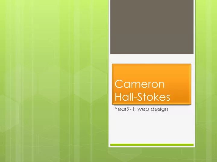 cameron hall stokes