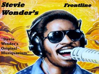 Stevie Wonder’s