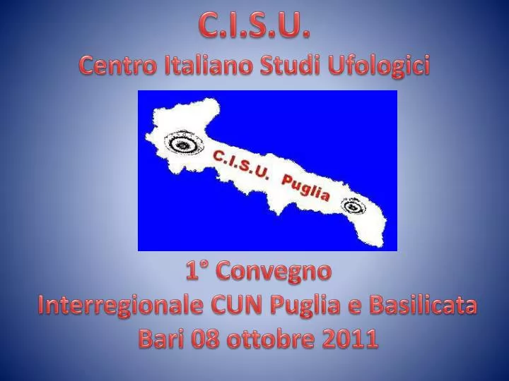 c i s u centro italiano studi ufologici