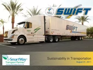 Sustainability in Transportation