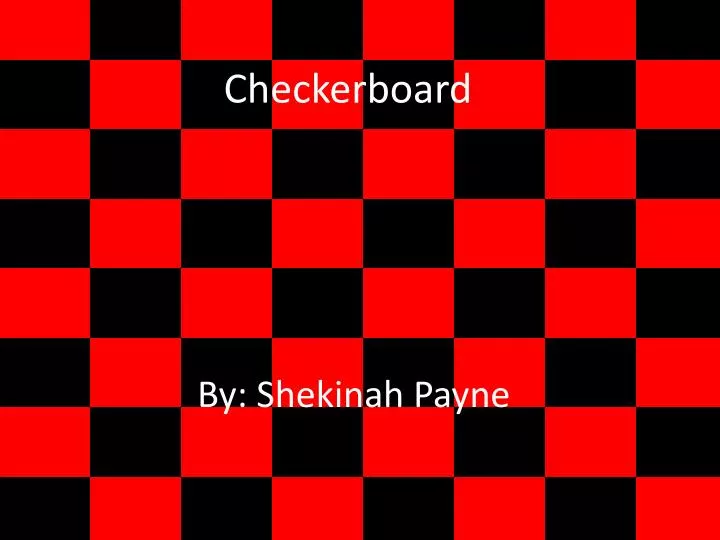 checkerboard