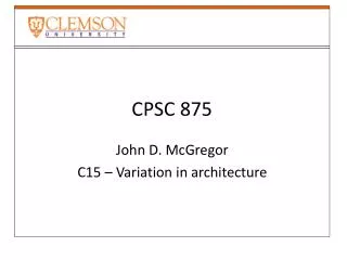 CPSC 875