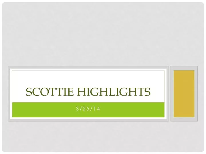 scottie highlights