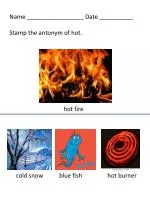 Understanding the Antonym of Hot: Exploring Cold Concepts - slide 1