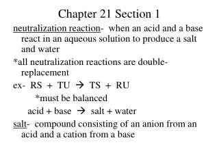 Chapter 21 Section 1