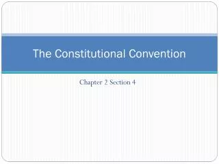 the constitutional convention
