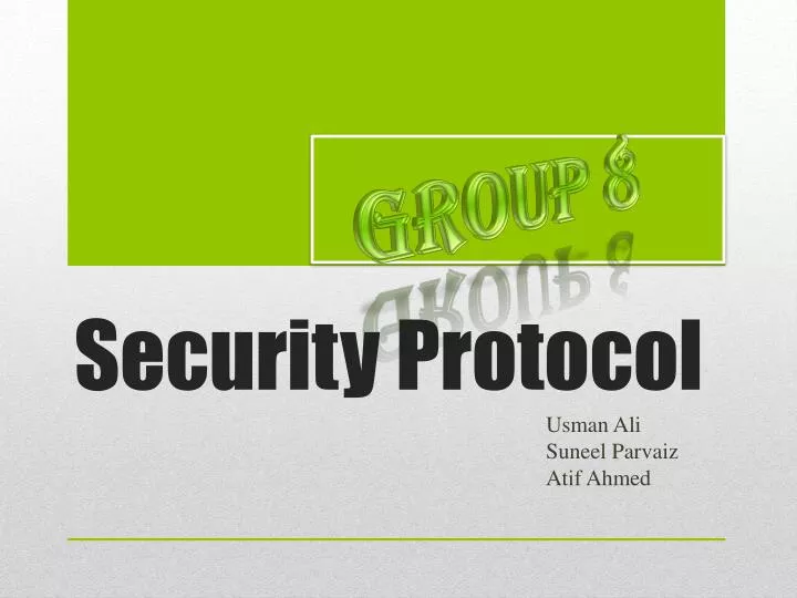 security protocol