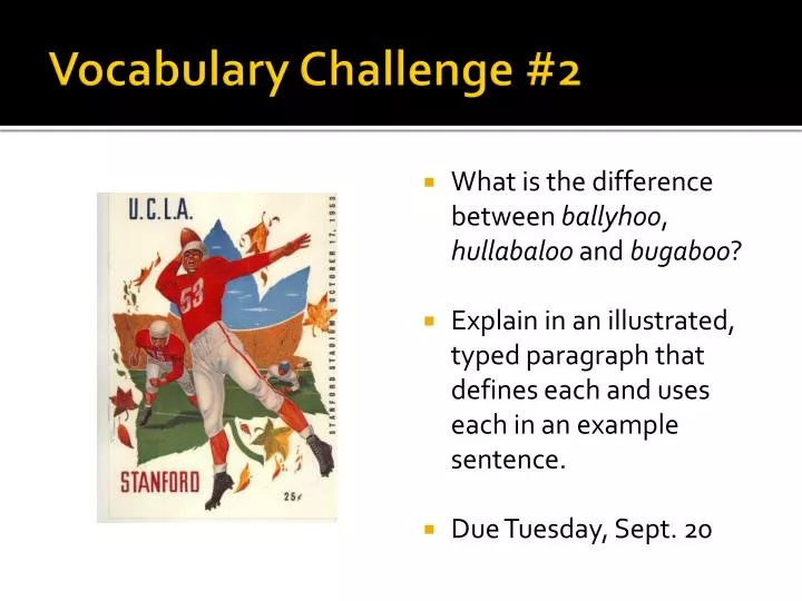 vocabulary challenge 2