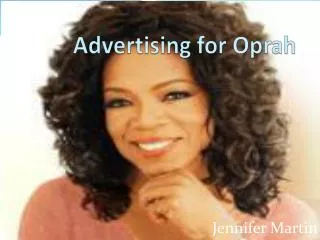 Advertising for Oprah