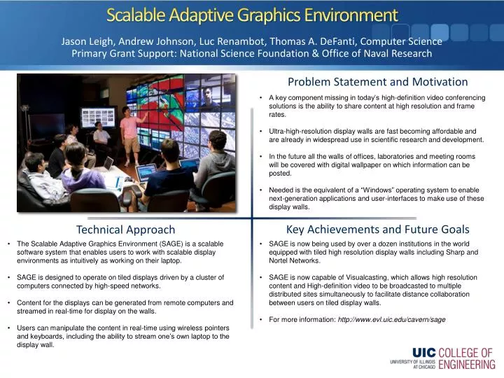 scalable adaptive graphics environment