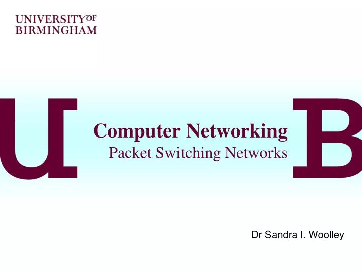 computer networking packet switching networks