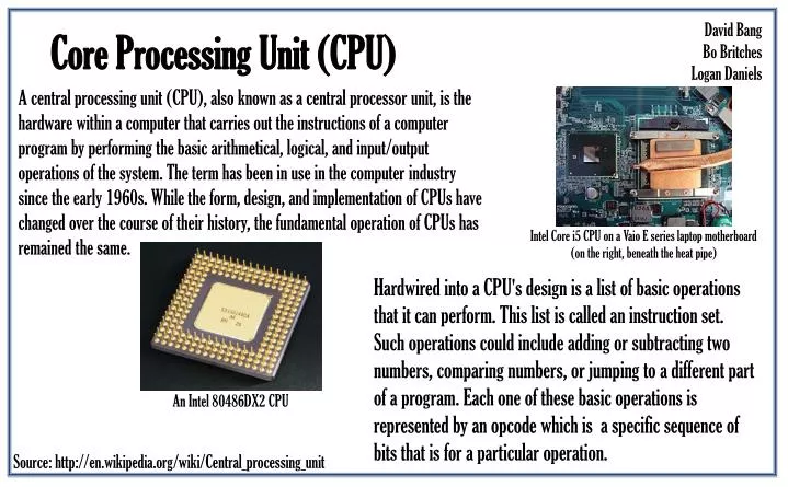 core processing unit cpu