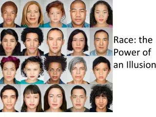 Race: the P ower of an Illusion
