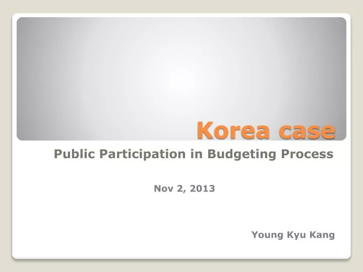 korea case