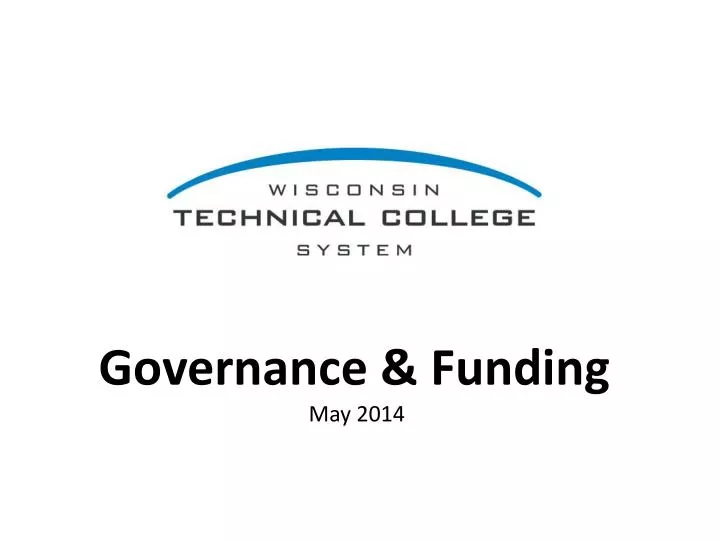 governance funding may 2014