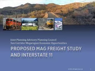 Proposed mag freight study and interstate 11