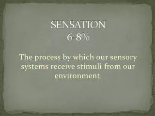 SENSATION 6-8%