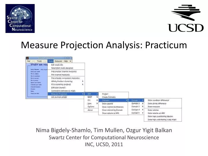 measure projection analysis practicum