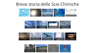 breve storia delle scie chimiche