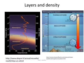 Layers and density