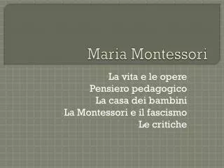 maria montessori