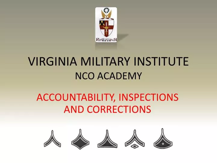 virginia military institute nco academy