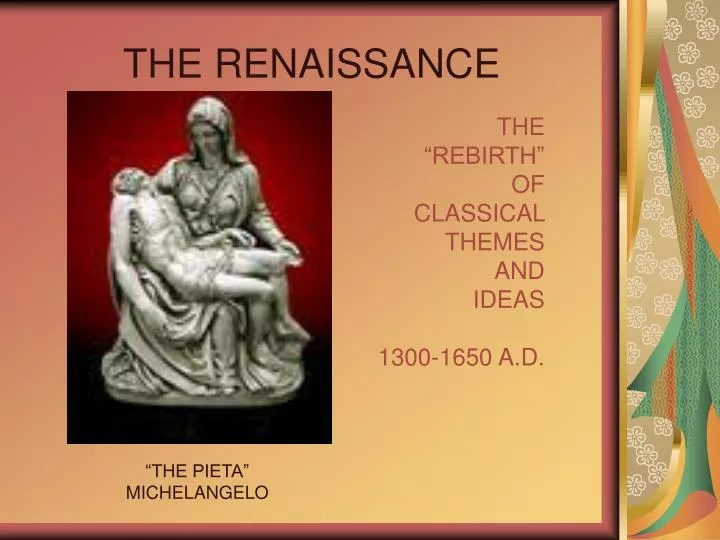 the renaissance