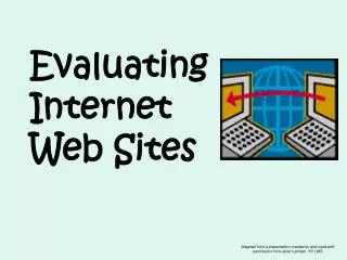 Evaluating Internet Web Sites