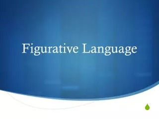 Figurative Language