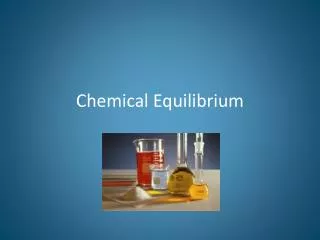 Chemical Equilibrium