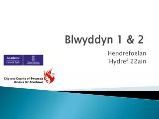 blwyddyn 1 2