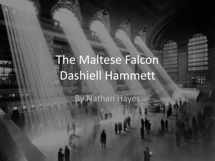 the maltese falcon dashiell hammett