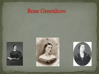 Rose Greenhow