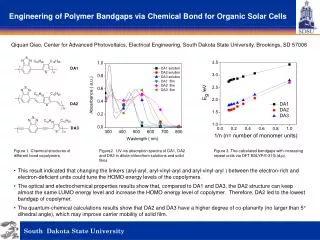 Engineering of Polymer Bandgaps via Chemical Bond for Organic Solar Cells