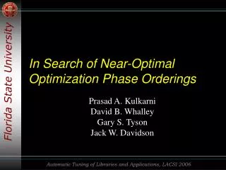 In Search of Near-Optimal Optimization Phase Orderings