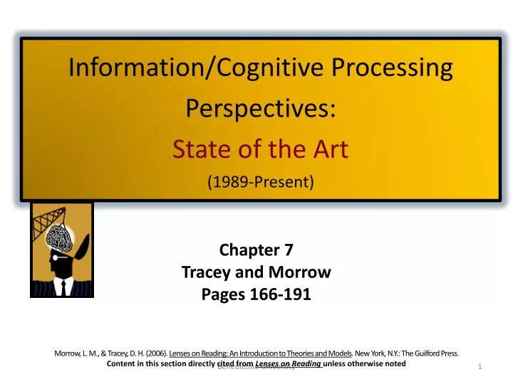 information cognitive processing perspectives state of the art 1989 present