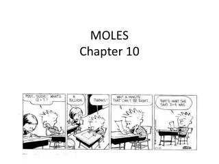 MOLES Chapter 10