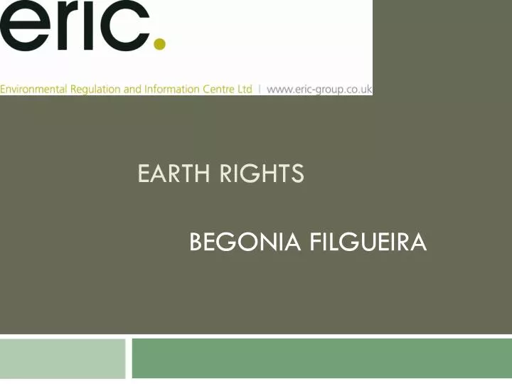 earth rights begonia filgueira