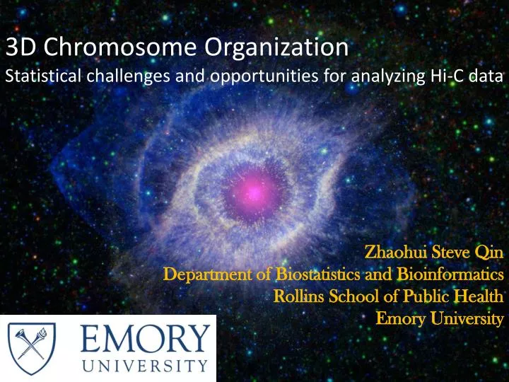 3d chromosome o rganization statistical challenges and opportunities for analyzing hi c data