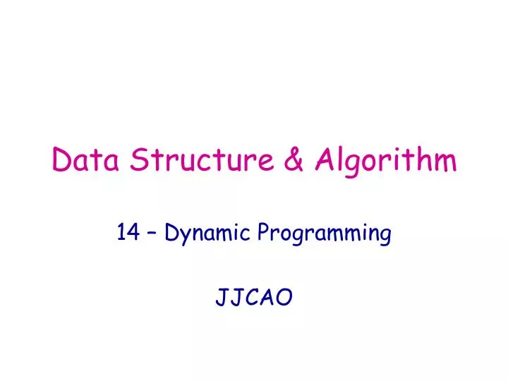 data structure algorithm
