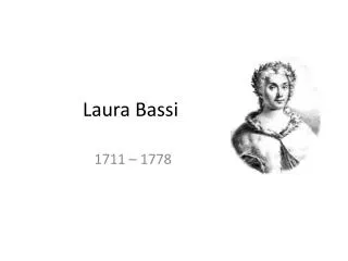 Laura Bassi