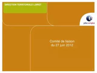 comit de liaison du 27 juin 2012