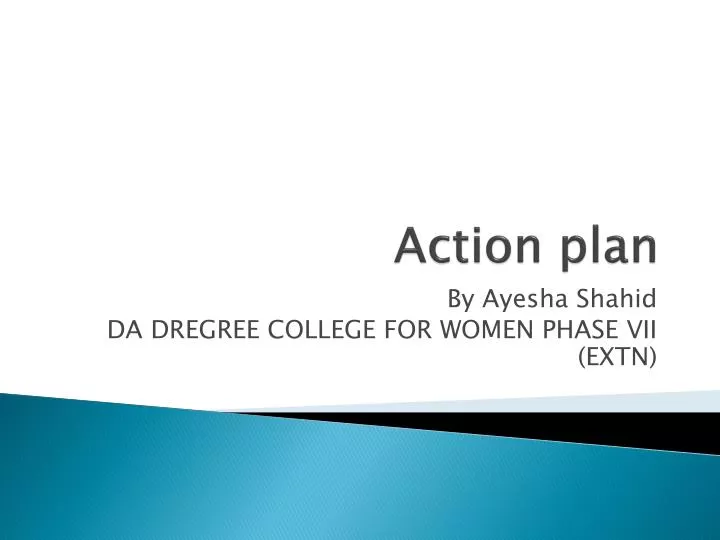 action plan